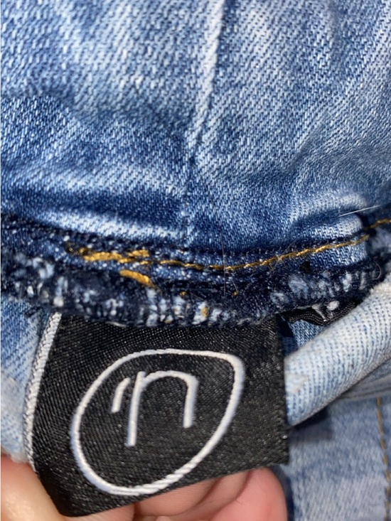 Nuggles Light Blue Denim Pencil Skirt - Picture 3 of 3